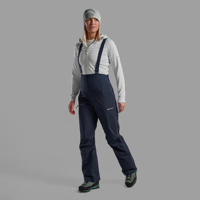 Eclipse Blue Montane Women's Alta Waterproof Pants Front