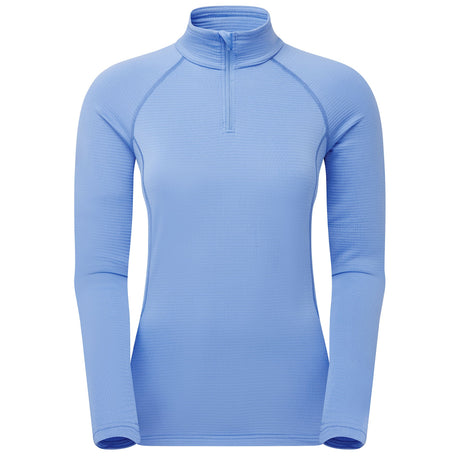 Cornflower Montane Women's Protium Lite Pull On Fleece Front