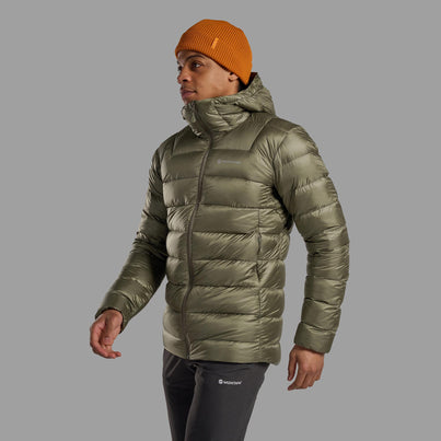 Caper Montane Men's Anti-Freeze XT Hooded Down Jacket Front