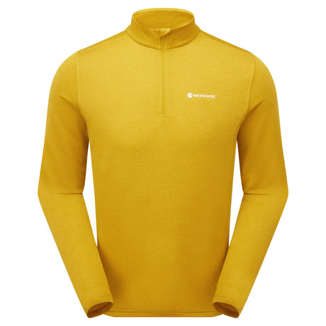 Ginkgo Gold Montane Men's Dart Zip Neck T-Shirt Front