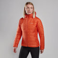 Tigerlily Montane Women's Anti-Freeze Lite Hooded Down Jacket Model Front