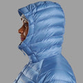 Cornflower Montane Women's Anti-Freeze Hooded Down Jacket Model 5