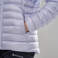 Lilac Haze Montane Women's Anti Freeze Hooded Down Jacket Model 5 FAFZHLIL