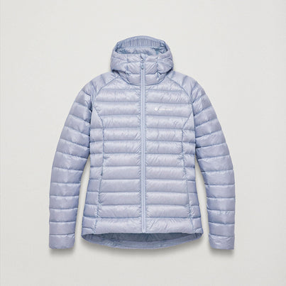 Lilac Haze Montane Women's Anti Freeze Hooded Down Jacket Front FAFZHLIL