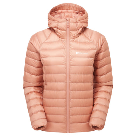 Pink Clay Montane Women's Anti-Freeze Hooded Down Jacket Front