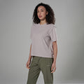 Oyster Montane Women's Alhena Merino Blend T-Shirt Model Front