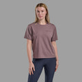 Moonscape Montane Women's Alhena Mountain 25 Merino Blend T-Shirt Model 3