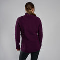 Saskatoon Berry Montane Women's Chonos Fleece Jacket Model Back