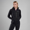 Black Montane Women's Composite Hooded Down Jacket Model 4