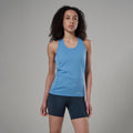 Cornflower Montane Women's Dart Vest Model Front