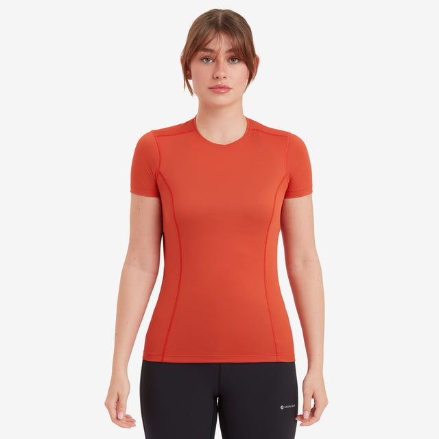 Montane Women's Dart Lite T-Shirt - Saffron Red
