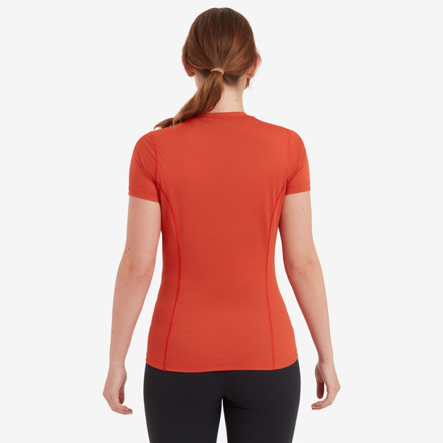 Montane Women's Dart Lite T-Shirt - Saffron Red