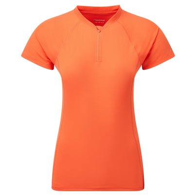 Tigerlily Montane Women's Dart Nano Zip T-Shirt Front