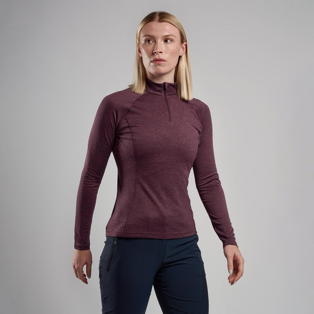 Montane Women's Dart Zip Neck T-Shirt