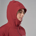 Dark Maple Montane Women's Dura XT Hooded Fleece Jacket Model 6 FDXTHDAM