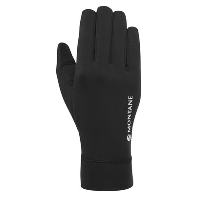 Black Montane Women's Dart XT Thermal Liner Gloves Model Front