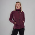 Saskatoon Berry Montane Women's Fireball Hooded Insulated Jacket Model 3