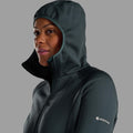 Deep Forest Montane Women's Fury Hooded Fleece Jacket Model 5