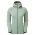 Pale Sage Montane Women's Fury Hooded Fleece Jacket Front