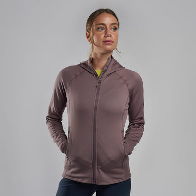 Moonscape Montane Women's Fury Lite Hooded Fleece Jacket Front