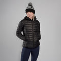 Black Montane Women's Icarus Hooded Insulated Jacket Model 3