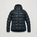 Black Montane Women's Icarus 3.0 Hooded Insulated Jacket Front FIHOOBLA