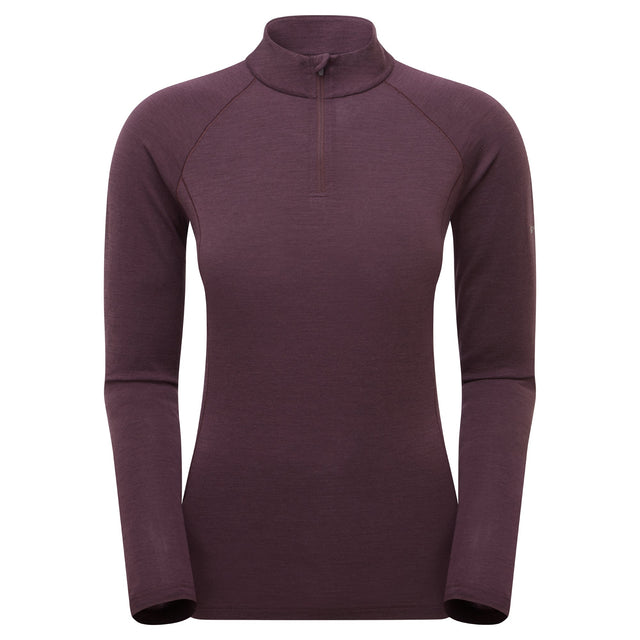 Montane Women's Malli Long Sleeve Zip Merino T-Shirt