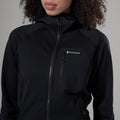 Black Montane Women's Protium CP Hooded Fleece Jacket Model 4
