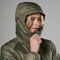 Caper Montane Women's Prism Hooded Insulated Jacket Model 6