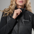 Black Montane Women's Prism Insulated Vest Model 4