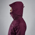 Saskatoon Berry Montane Women's Spirit Waterproof Jacket Model 6