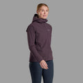 Mulberry Montane Women's Tenacity Hooded Softshell Jacket Model Front