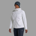 Powder Montane Women's Tenacity Hooded Softshell Jacket Model Front