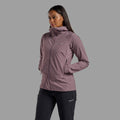 Moonscape Montane Women's Tenacity Nano Hooded Softshell Jacket Model 3