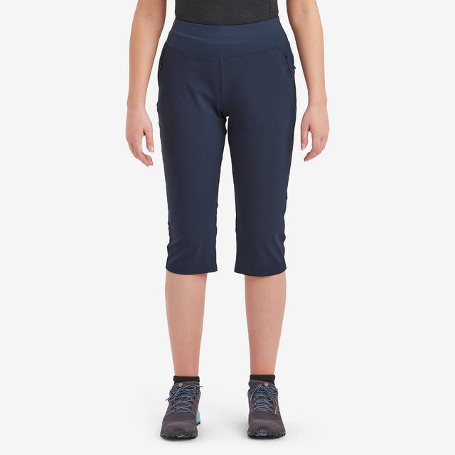 Montane Women's Tucana Lite Stretch Capri 3/4 Pants - Eclipse Blue