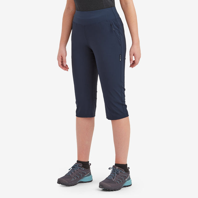 Montane Women's Tucana Lite Stretch Capri 3/4 Pants - Eclipse Blue