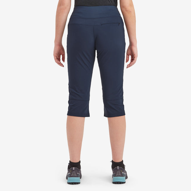Montane Women's Tucana Lite Stretch Capri 3/4 Pants - Eclipse Blue