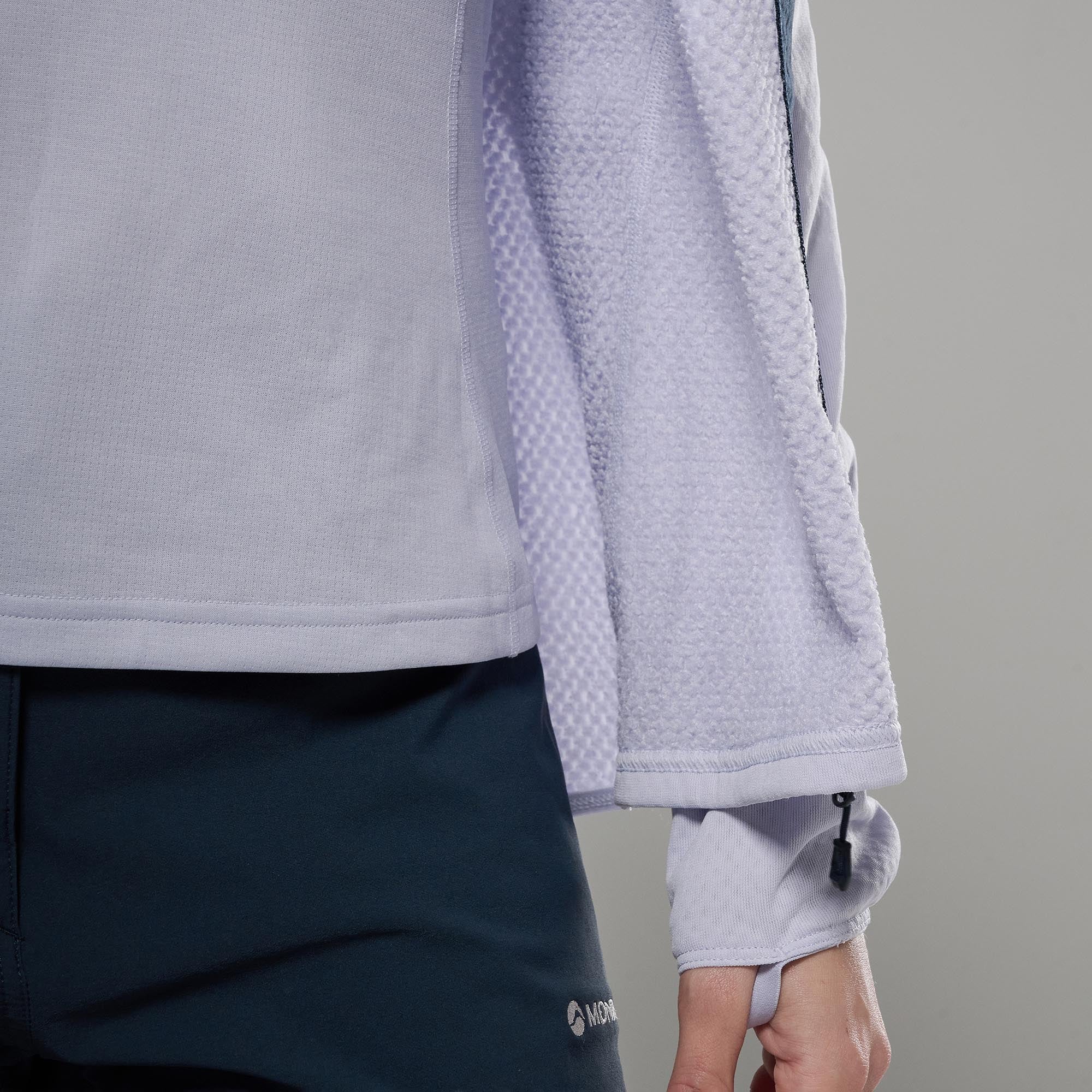 Lilac Haze Montane Women's Zepher Hooded Fleece Jacket Model 6