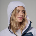 Lilac Haze Montane Women's Zepher Hooded Fleece Jacket Model 3