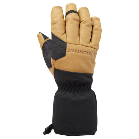 Black Montane Alpine Mission Waterproof Gloves Front GAMIGBLA
