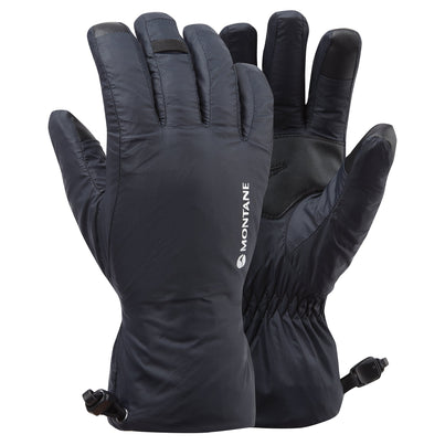 Black Montane Women's Respond Dry Line Insulated Waterproof Gloves Front