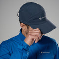 Eclipse Blue Montane Jetstream Cap Model Front 2