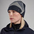 Eclipse Blue Montane Logo Beanie Hat Model Front 2