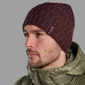 Dark Garnet Montane Windjammer Halo Beanie Hat Model Front