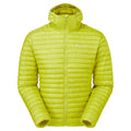 Citrus Spring Montane Men's Alpine 850 Nano Hooded Down Jacket Front