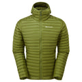 Alder Green Montane Men's Anti-Freeze Lite Hooded Down Jacket Front