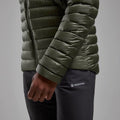 Caper Montane Men's Anti-Freeze Hooded Down Jacket Model 6