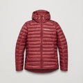 Dark Maple Montane Men's Anti-Freeze Hooded Down Jacket Front MAFZHDAM