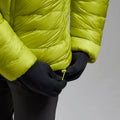 Citrus Spring Montane Men's Alpine 850 Hooded Down Jacket Model 5