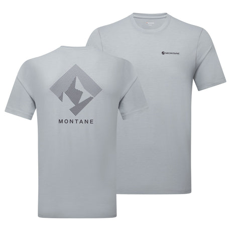Pebble Blue Montane Men's Alhena Mountain 25 T-Shirt Front
